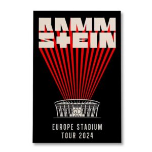 Rammstein Europe Stadium Tour 2024 Poster